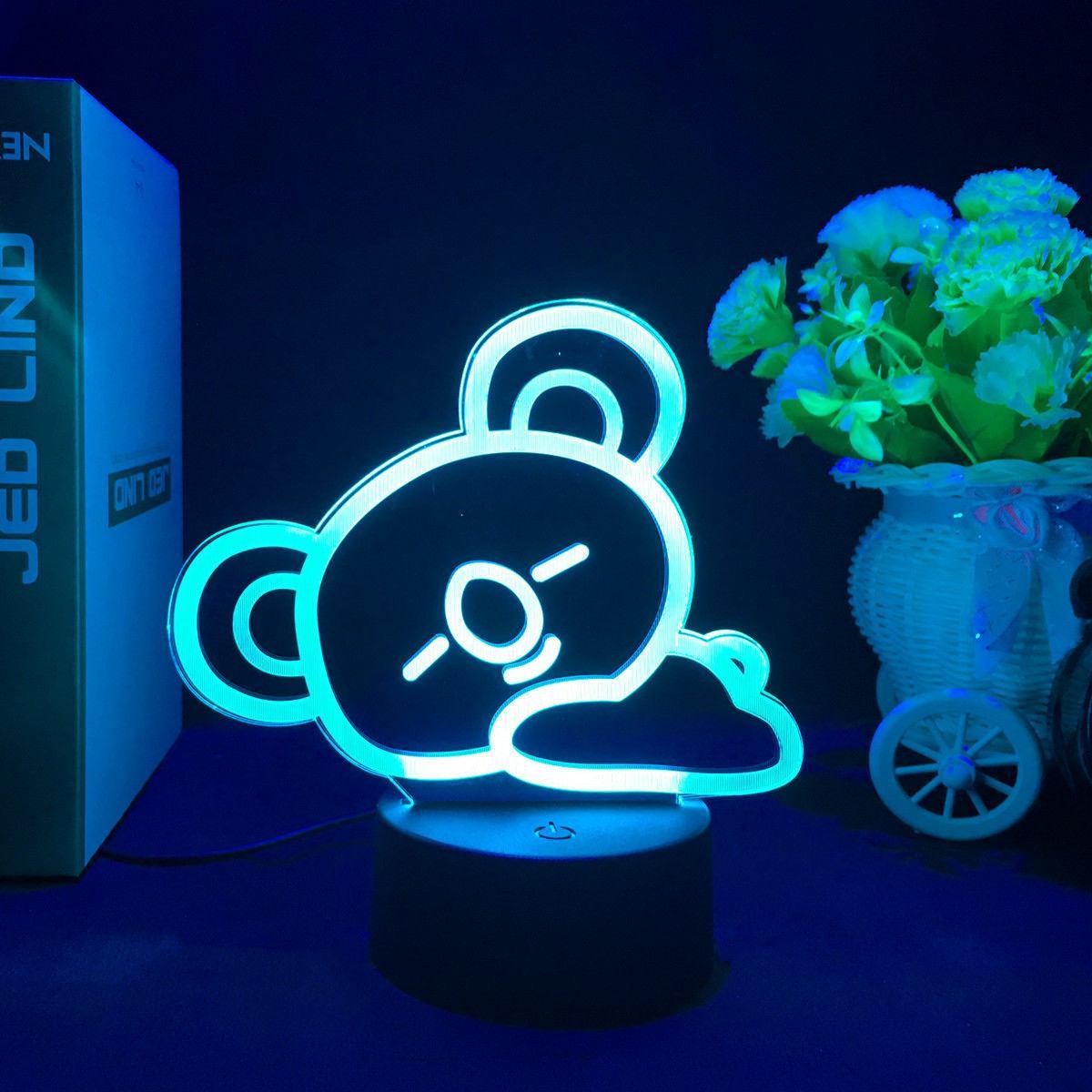 BT21 LAMP LED COLOR CHANGING LIGHT (16 COLORS) WITH REMOTE CONTROL