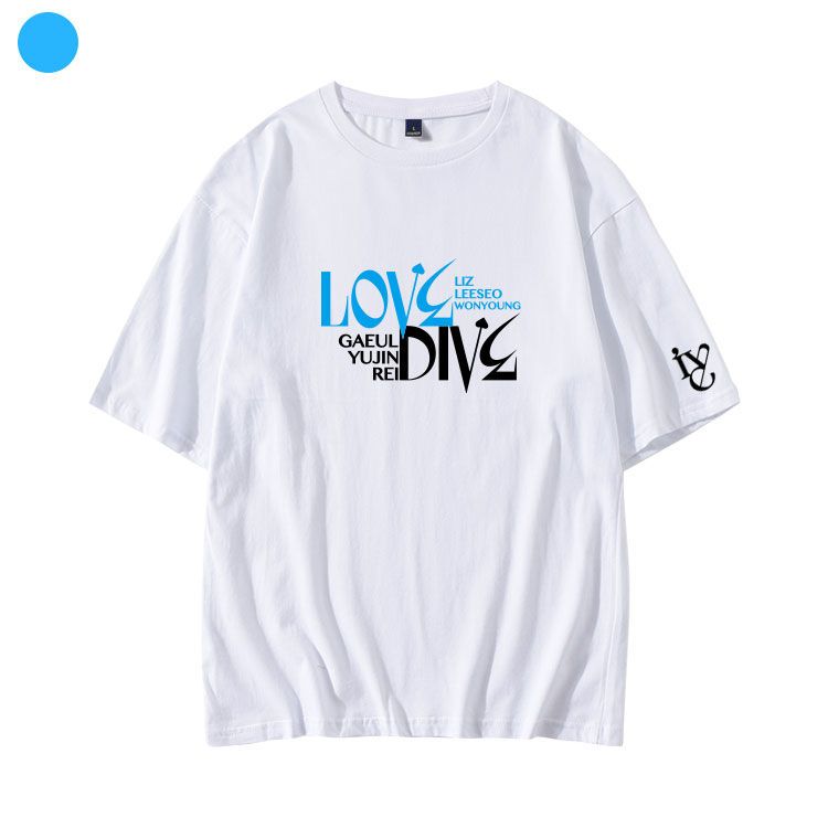 IVE MERCH LOVE DIVE 100% COTTON T-SHIRTS (various colors)