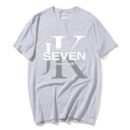 T-SHIRTS BTS JUNGKOOK SEVEN  100% COTTON (various colors)