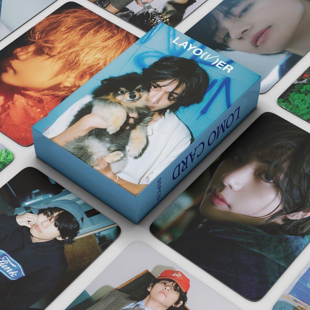 PHOTOCARDS V LAYOVER 55 PCS