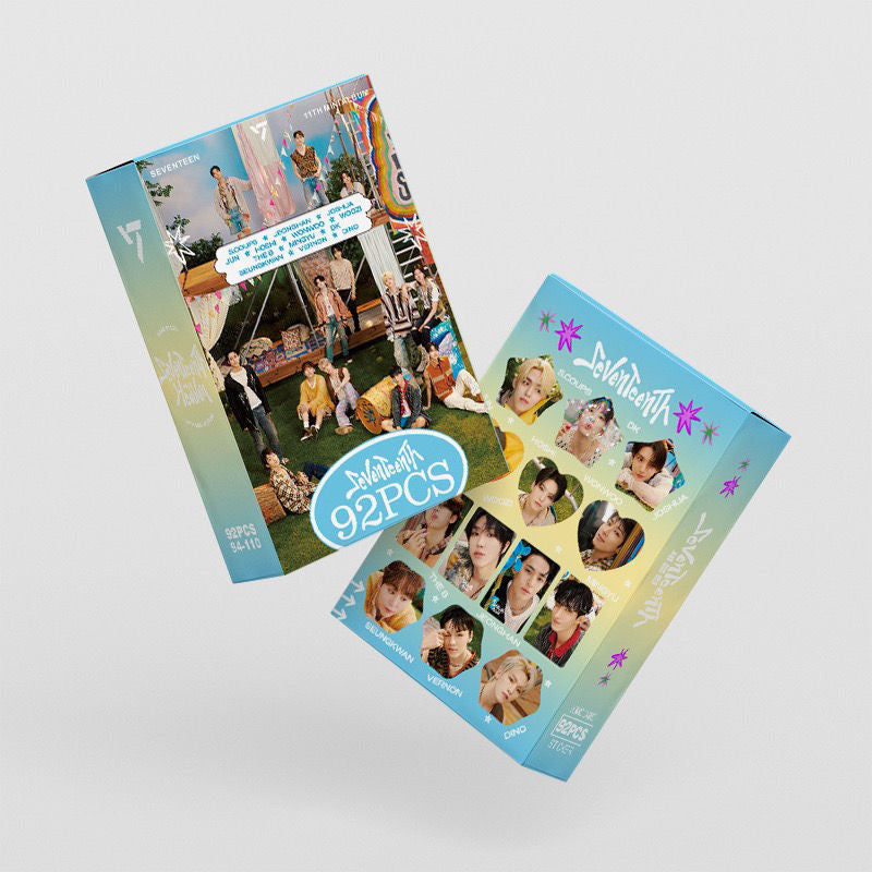 SEVENTEEN SeventeenTh KITS 92 PIECES (60 PHOTOCARDS + 32 ADHESIVES)