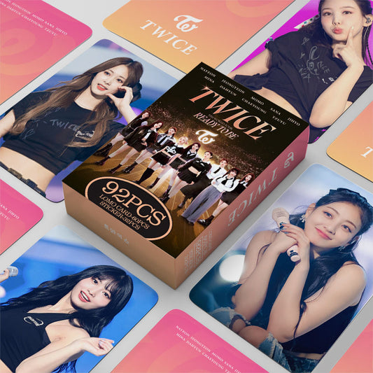 PHOTOCARDS TWICE READY TO BE - 92 PCS (60 PHOTOCARDS + 32 STICKERS)