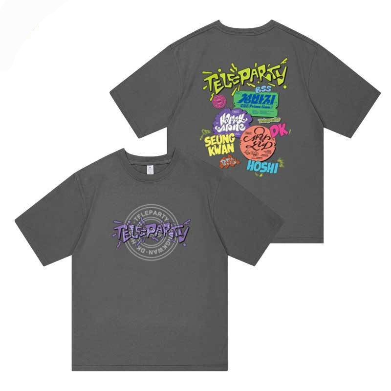SEVENTEEN MERCH  BSS TELEPARTY T-SHIRT 2025 100% COTTON (various colors)