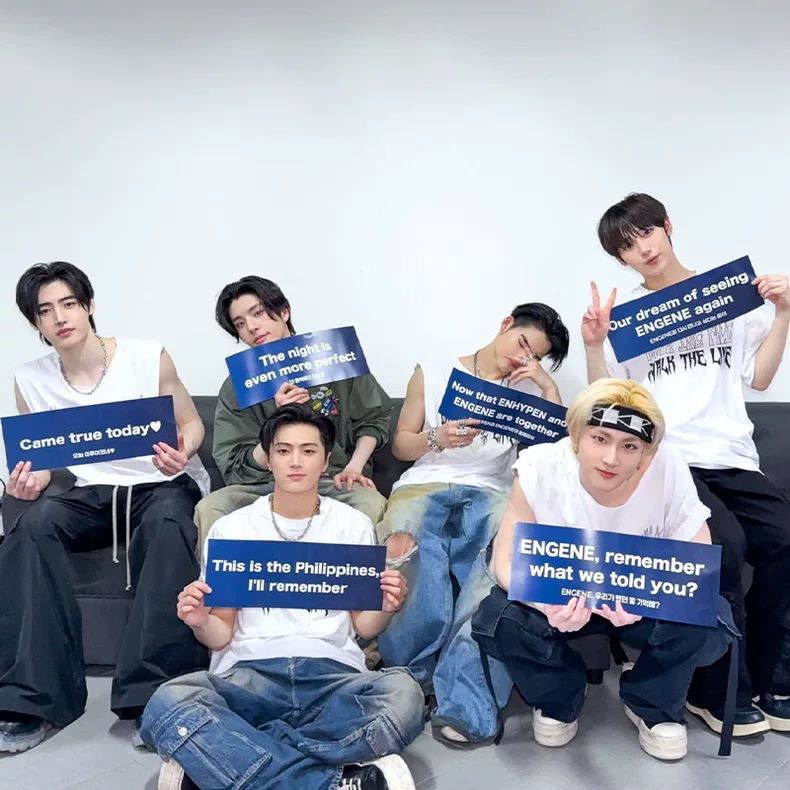 ENHYPEN T-SHIRT 2025 WALK THE LINE 100% COTTON