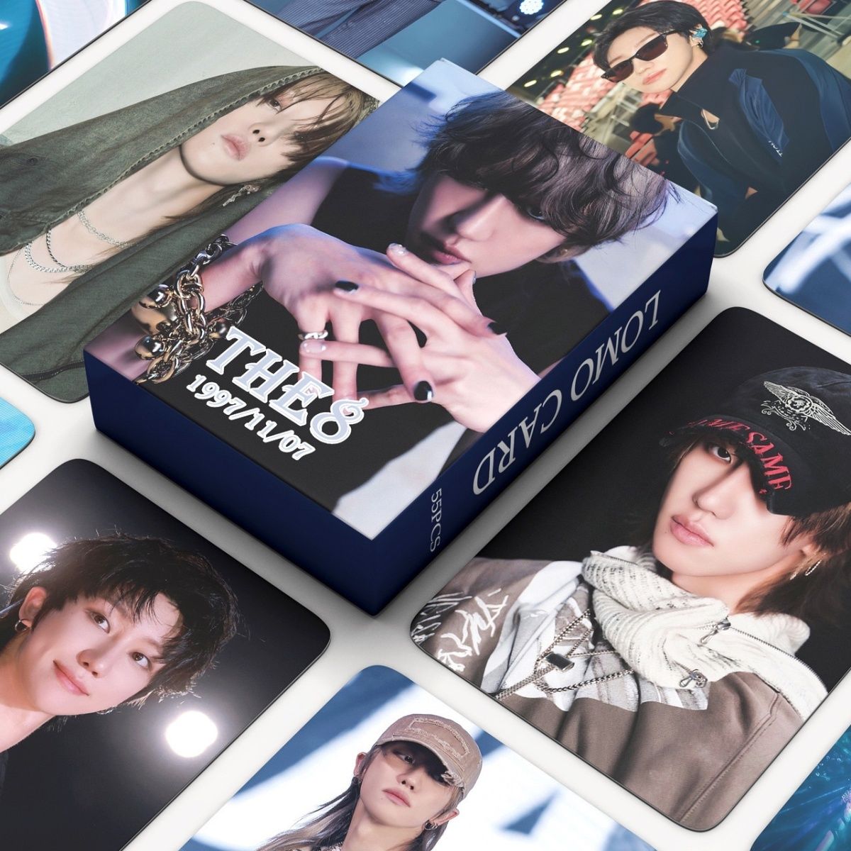 SEVENTEEN  MERCH THE 8 PHOTOCARDS 55 PÇS