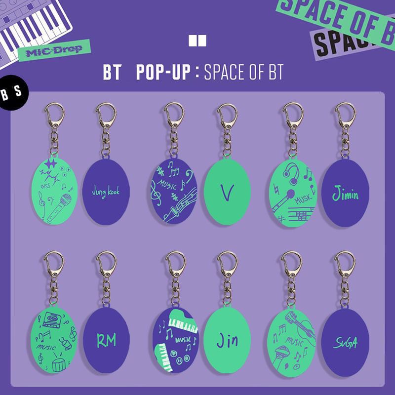 BTS MERCH SET OF 7  POP UP KEYRINGS