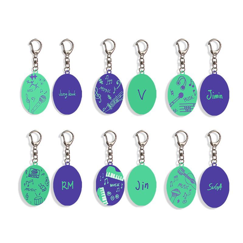 BTS MERCH SET OF 7  POP UP KEYRINGS