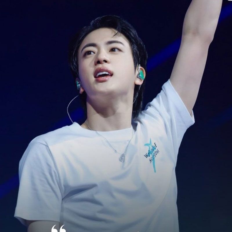 JIN RUNSEOKJIN TOUR T SHIRTS 100% COTTON