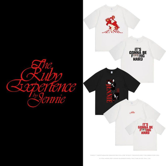 JENNIE THE RUBY EXPERIENCE T-SHIRTS 100% COTTON