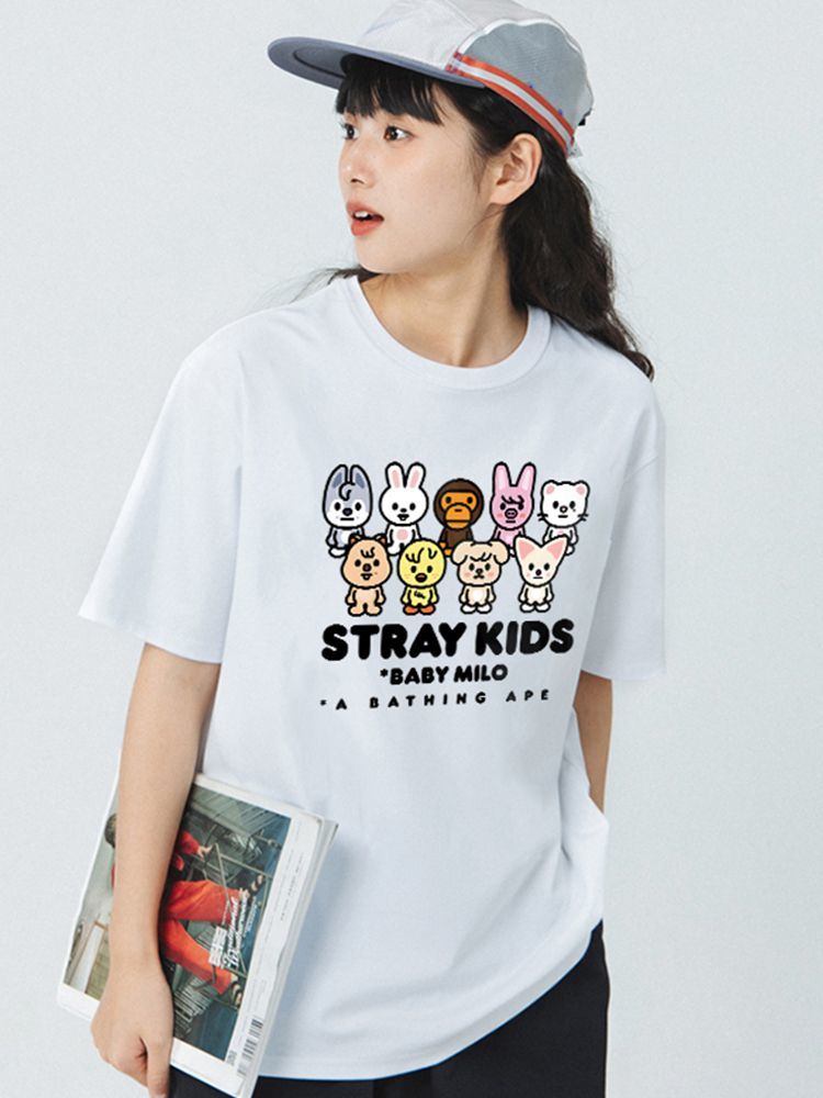 STRAY KIDS BABY MILO T-SHIRTS 100% COTTON