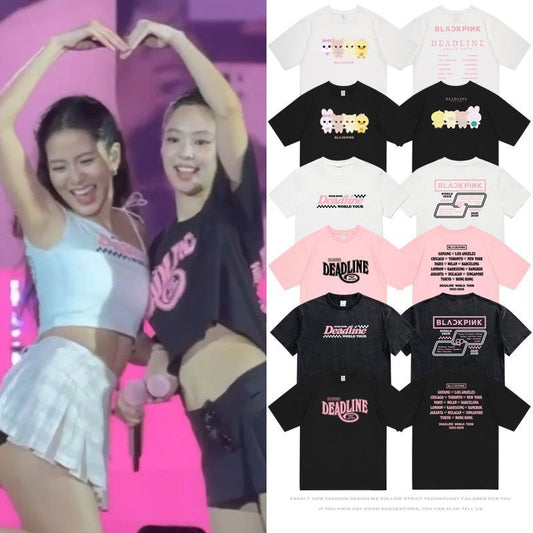 BLACKPINK DEADLINE T-SHIRT/CROPPEDS 100% COTTON