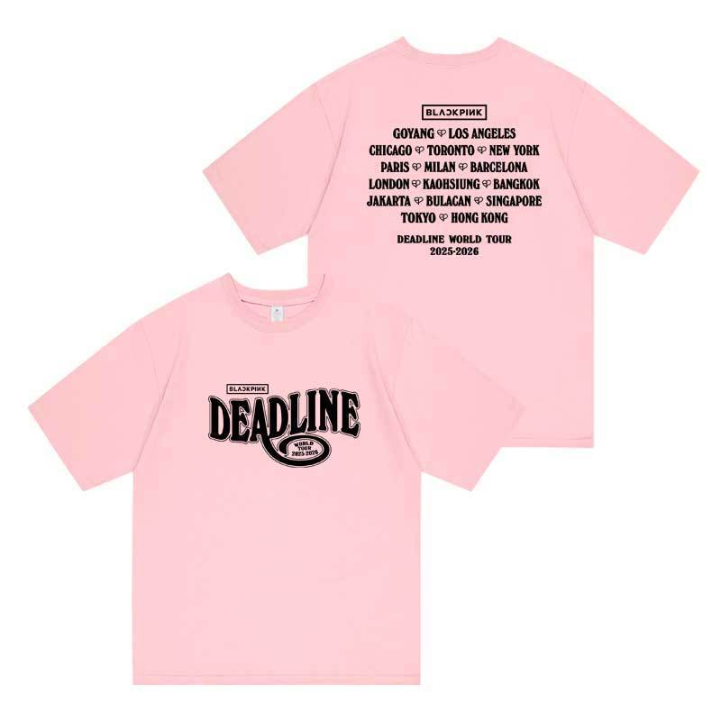 BLACKPINK DEADLINE T-SHIRT/CROPPEDS 100% COTTON