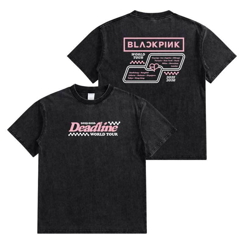 BLACKPINK DEADLINE T-SHIRT/CROPPEDS 100% COTTON