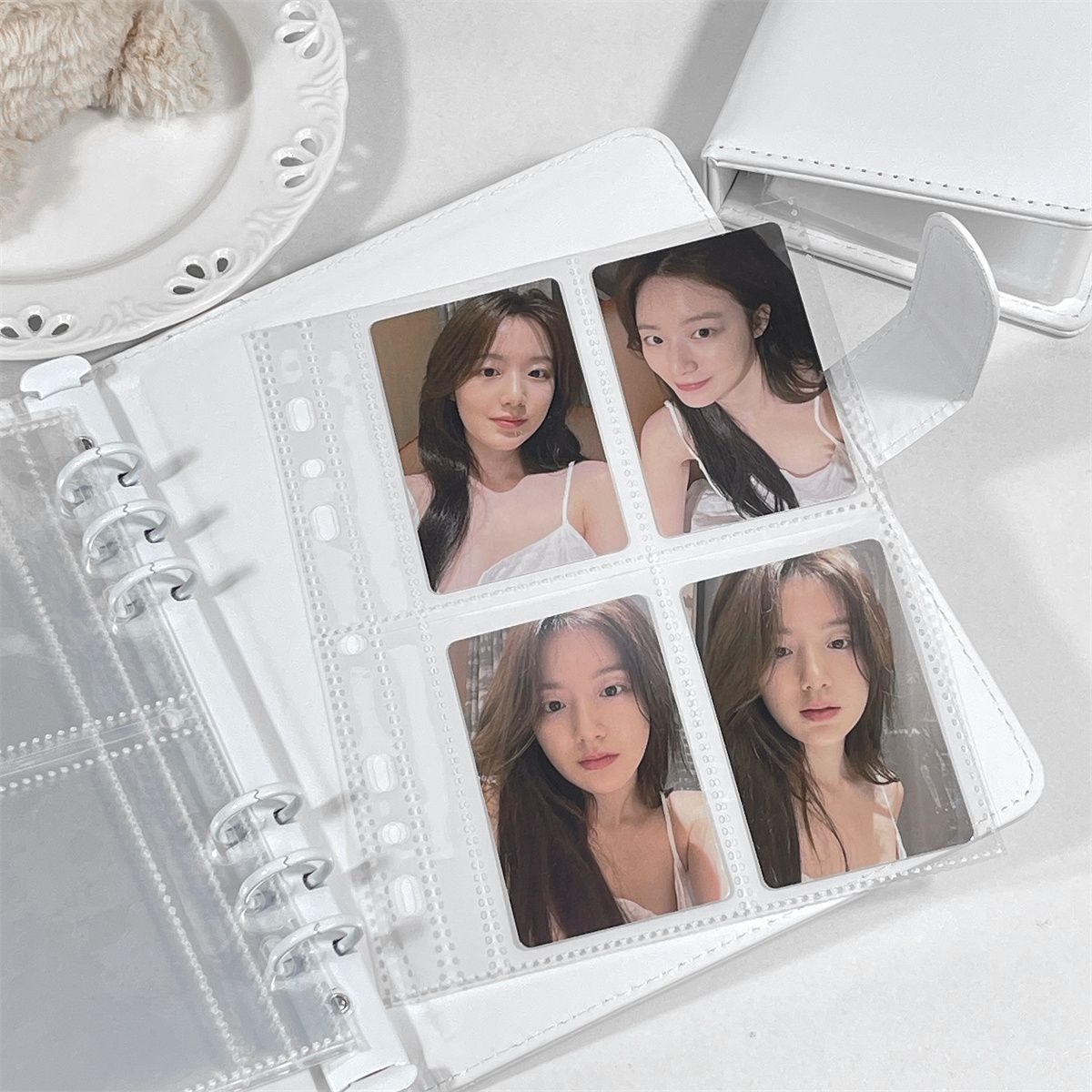 PHOTOCARD HOLDERS BINDER A5 + 20 DOUBLE-SIDED PLASTIC SHEETS (160 SPACES)