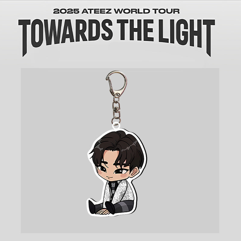 ATEEZ MERCH ACRYLIC KEYRINGS