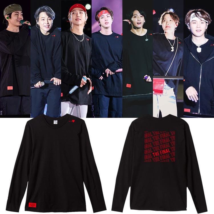 BTS TOUR L.Y. THE FINAL SHIRT 100% COTTON