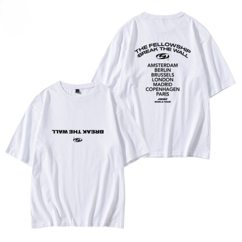 ATEEZ MERCH THE FELLOWSHIP T-SHIRTS: BREAK THE WALL