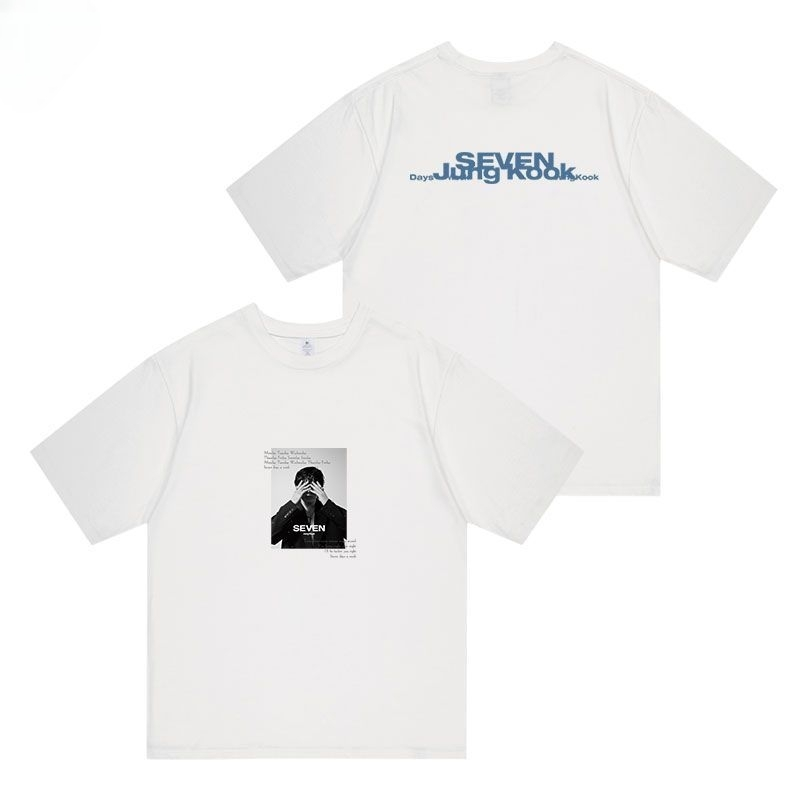 T-SHIRT BTS JUNGKOOK SEVEN 100% COTTON