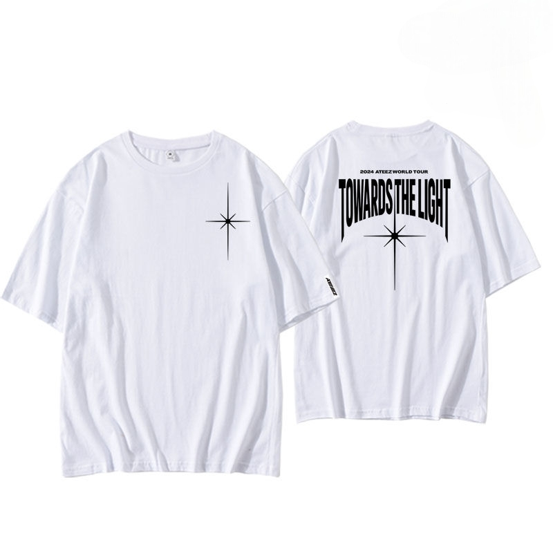 ATEEZ MERCH T-SHIRTS 2024 TOWARDS THE LIGHT 100% COTTON