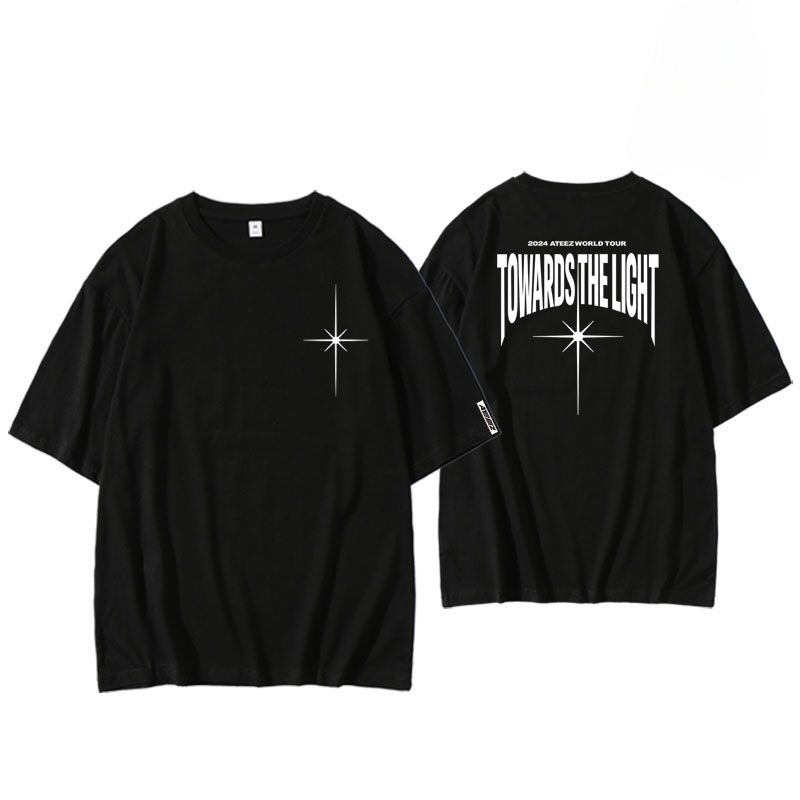 ATEEZ MERCH T-SHIRTS 2024 TOWARDS THE LIGHT 100% COTTON