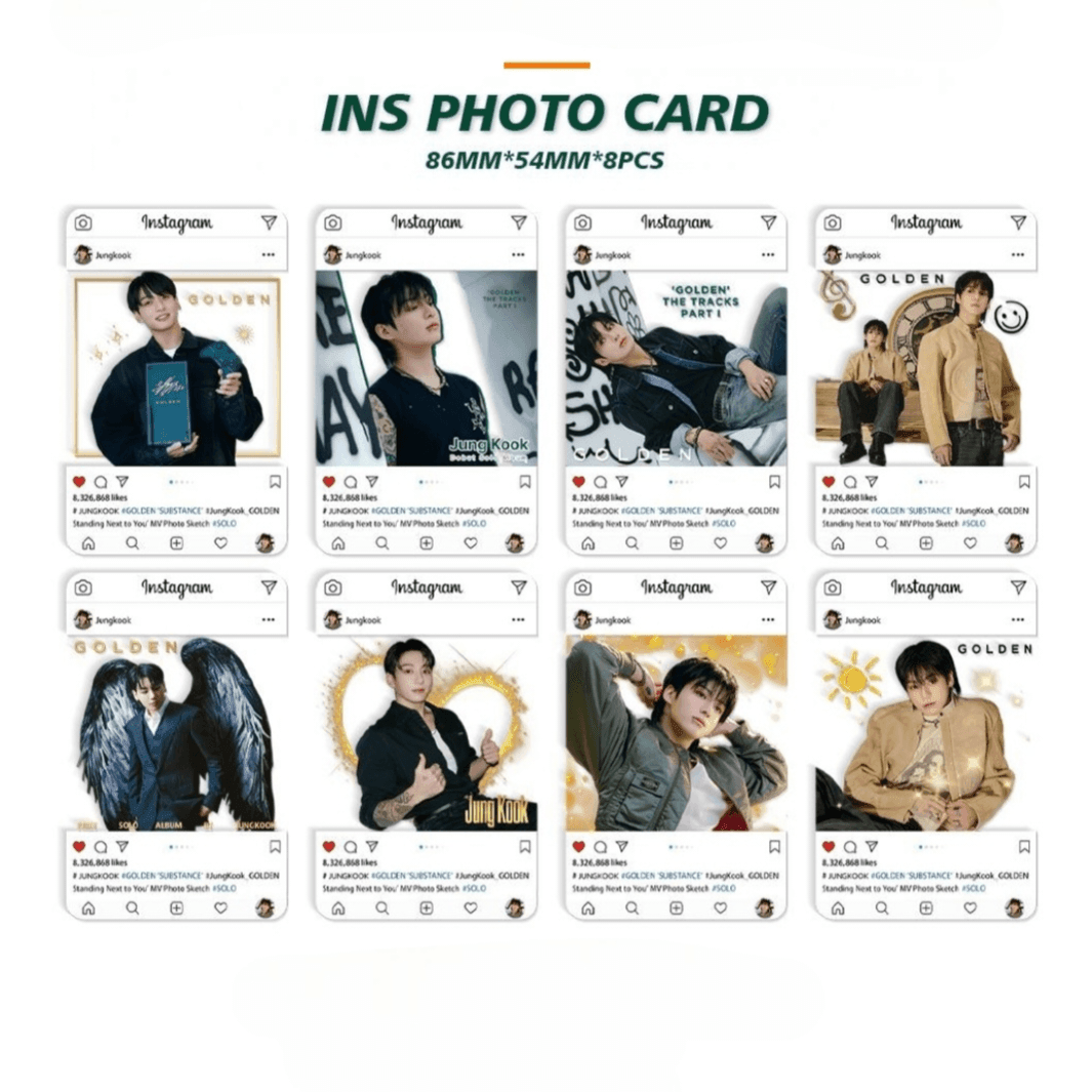 BTS JUNGKOOK GOLDEN KIT WITH 159 PIECES (GIFT BOX WITH/ VARIOUS ITEMS!✨)