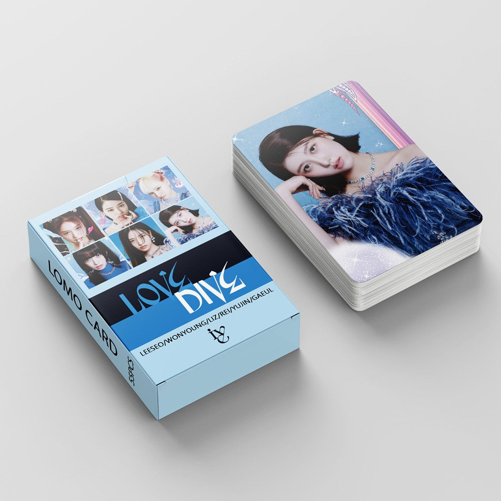 IVE MERCH LOVE DIVE PHOTOCARDS 55 PCS