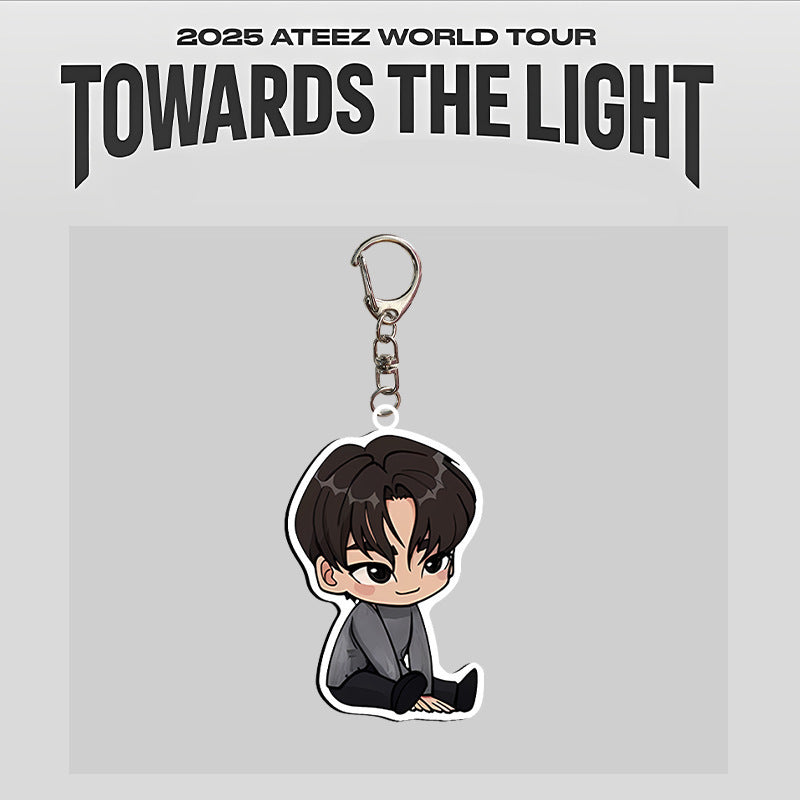 ATEEZ MERCH ACRYLIC KEYRINGS