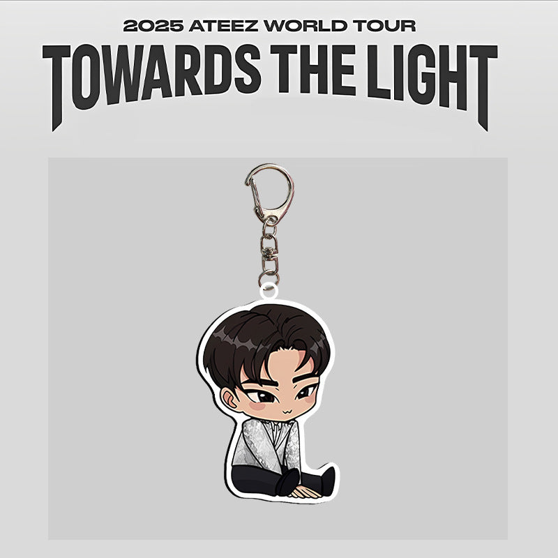 ATEEZ MERCH ACRYLIC KEYRINGS